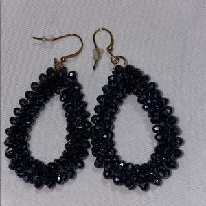 COPY - 2 for $12 - Navy Blue Seed Bead Earrings